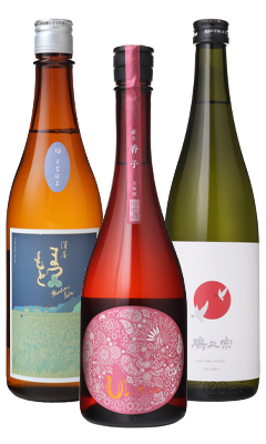 個性を体感！酒米違い 飲み比べセット 720ml 3本 #21 / はせがわ酒店