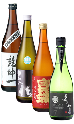 キリッとドライ 辛口酒 飲み比べセット 720ml 4本 #11 / はせがわ酒店