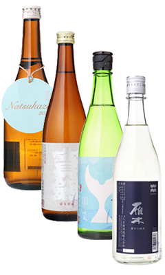 暑さに打ち勝つ！涼やか夏酒飲み比べセット 720ml 4本 / はせがわ酒店